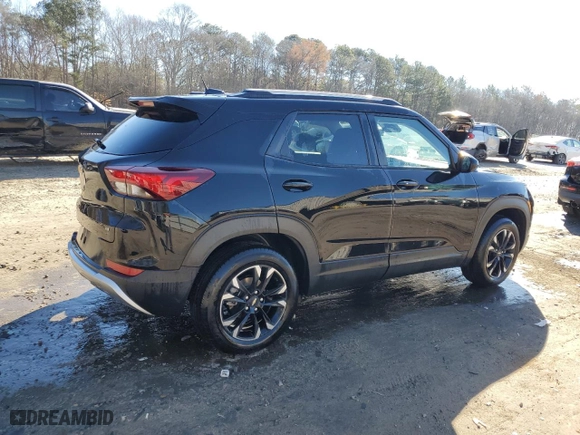 2023 Chevrolet TrailBlazer LT with VIN KL79MPS28PB179628, listed as a Copart auction lot 46631385 with 25,021 mi miles and Salvage Title. Bid and sale history available at carsss.com. Image 3.