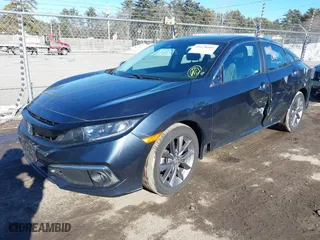 2019 Honda Civic Sedan EX-L with VIN 19XFC1F7XKE216640, listed as a IAAI auction lot 41478605 with 34,128 mi miles. Bid and sale history available at carsss.com. Image 17.