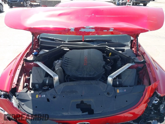 2020 Kia Stinger GT with VIN KNAE35LC4L6085147, listed as a IAAI auction lot 41820512 with 37,033 mi miles and . Bid and sale history available at DreamBid. Image 10.