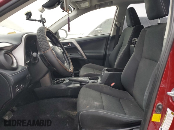 2018 Toyota RAV4 XLE with VIN JTMRFREV7JD252112, listed as a Copart auction lot 43088555 with 77,509 mi miles and Salvage Title. Bid and sale history available at carsss.com. Image 7.