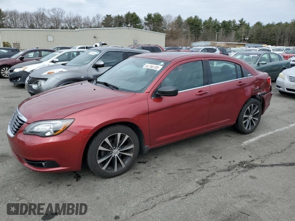 2012 Chrysler 200 S with VIN 1C3CCBHG0CN106851, listed as a Copart auction lot 52766705 with 146,105 mi miles and Salvage Title. Bid and sale history available at DreamBid. Image 1.