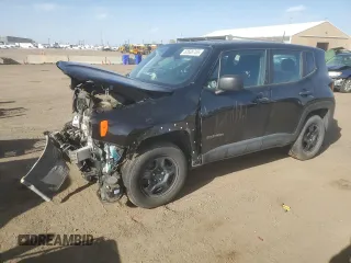2020 Jeep Renegade Jeepster with VIN ZACNJBAB7LPL64488, listed as a Copart auction lot 52638755 with 46,301 mi miles and Salvage title. Bid and sale history available at DreamBid. Image 1.