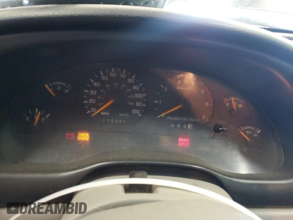 1997 Ford Mustang with VIN 1FALP4047VF158249, listed as a Copart auction lot 55669455 with 175,458 mi miles and Salvage title. Bid and sale history available at DreamBid. Image 9.