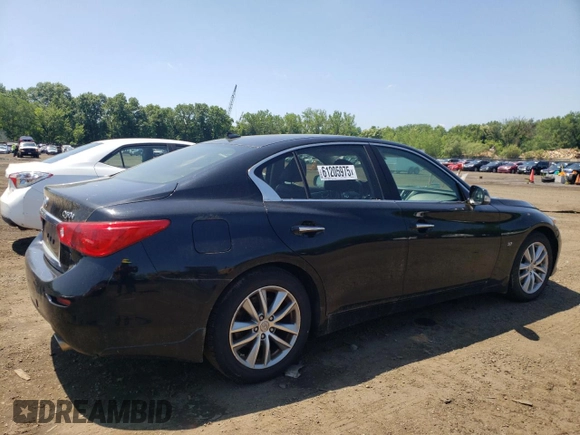 2015 Infiniti Q50 с VIN JN1BV7AR4FM407940, выставлен на аукционе Copart как лот 61205975 с пробегом 215 418 миль миль и Чистый • Clean title. История ставок и продаж доступна на DreamBid. Изображение 3.