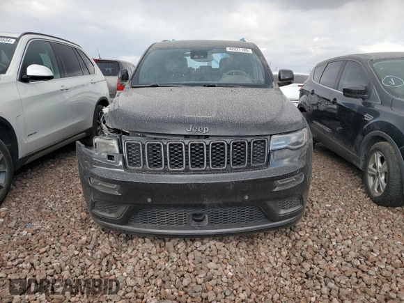 2018 Jeep Grand Cherokee Overland with VIN 1C4RJFCM0JC374114, listed as a Copart auction lot 42227195 with 44,268 mi miles and Salvage title. Bid and sale history available at DreamBid. Image 5.