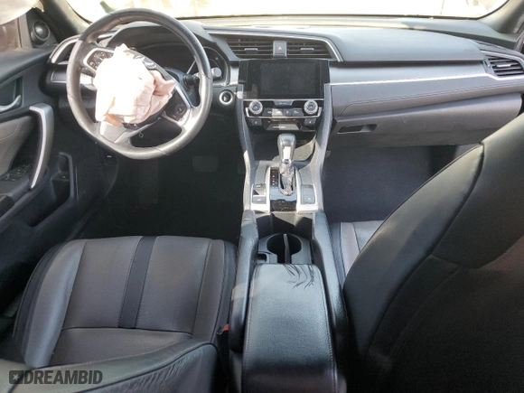 2018 Honda Civic Coupe EX-L with VIN 2HGFC3B71JH353102, listed as a Copart auction lot 74931964 with 136,649 mi miles and Salvage Title. Bid and sale history available at carsss.com. Image 8.