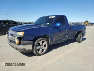 2005 Chevrolet Silverado 1500 Work Truck with VIN 1GCEC14X35Z121828, listed as a Copart auction lot 47805605 with 266,072 mi miles and Salvage Title. Bid and sale history available at carsss.com. Image 1.