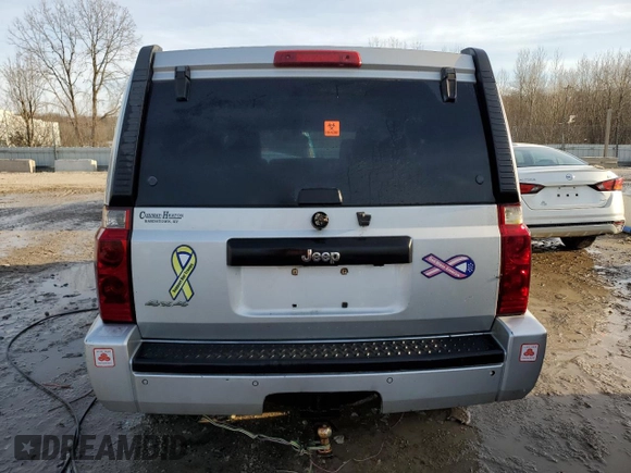 2006 Jeep Commander with VIN 1J8HG48KX6C195178, listed as a Copart auction lot 42204975 with 139,463 mi miles and Non Repairable. Bid and sale history available at carsss.com. Image 6.