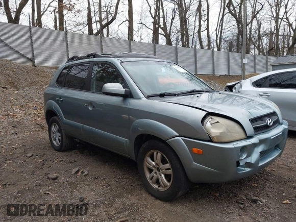 2006 Hyundai Tucson GLS with VIN KM8JN12D76U377059, listed as a IAAI auction lot 41953904 with 92,213 mi miles. Bid and sale history available at carsss.com. Image 1.
