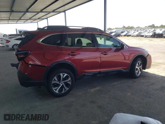2021 Subaru Outback Limited with VIN 4S4BTANC5M3188233, listed as a Copart auction lot 58752495 with 73,973 mi miles and Salvage title. Bid and sale history available at DreamBid. Image 3.