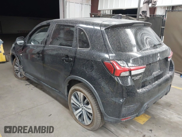 2020 Mitsubishi Outlander Sport ES 2.0 with VIN JA4AR3AU9LU026357, listed as a IAAI auction lot 41890652 with 111,448 mi miles. Bid and sale history available at carsss.com. Image 3.