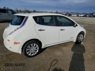 2017 Nissan LEAF S with VIN 1N4BZ0CP4HC309624, listed as a Copart auction lot 87456294 with 46,668 mi miles and Clean Title. Bid and sale history available at carsss.com. Image 3.