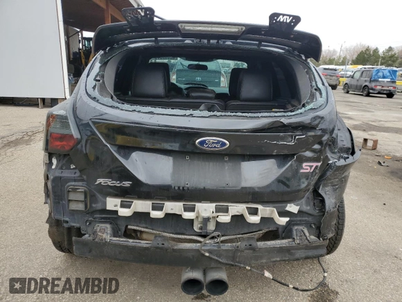 2014 Ford Focus ST with VIN 1FADP3L92EL144301, listed as a Copart auction lot 48432875 with 183,023 mi miles and Salvage Title. Bid and sale history available at carsss.com. Image 6.