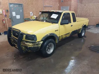 2002 Ford Ranger XL Fleet with VIN 1FTYR44U52PA34166, listed as a IAAI auction lot 41535224 with 162,651 mi miles. Bid and sale history available at carsss.com. Image 2.