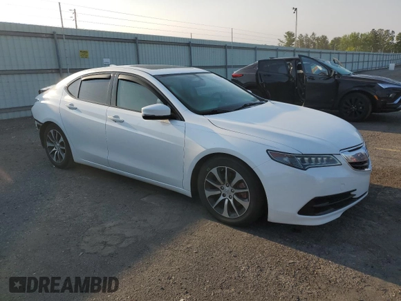 2016 Acura TLX with VIN 19UUB1F34GA006652, listed as a Copart auction lot 59721815 with 130,863 mi miles and Salvage title. Bid and sale history available at DreamBid. Image 4.