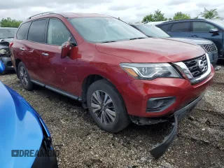 2018 Nissan Pathfinder S with VIN 5N1DR2MM8JC620865, listed as a Copart auction lot 58672415 with 131,647 mi miles and Clean title. Bid and sale history available at DreamBid. Image 4.
