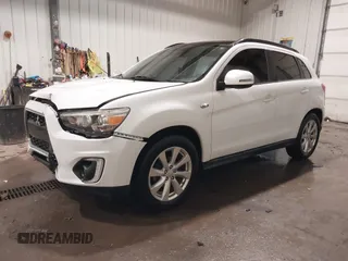 2015 Mitsubishi Outlander Sport 2.4 GT with VIN 4A4AR4AW8FE031747, listed as a IAAI auction lot 41487793 with 96,991 mi miles. Bid and sale history available at carsss.com. Image 2.