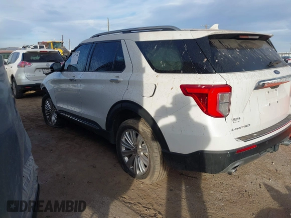 2020 Ford Explorer Limited with VIN 1FMSK8FH2LGC09536, listed as a IAAI auction lot 41147488 with 39,206 mi miles. Bid and sale history available at carsss.com. Image 15.