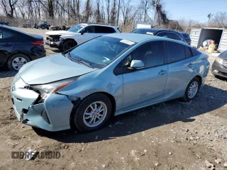 2016 Toyota Prius Two with VIN JTDKBRFU5G3508474, listed as a Copart auction lot 48248075 with 179,433 mi miles and Salvage Title. Bid and sale history available at DreamBid. Image 1.