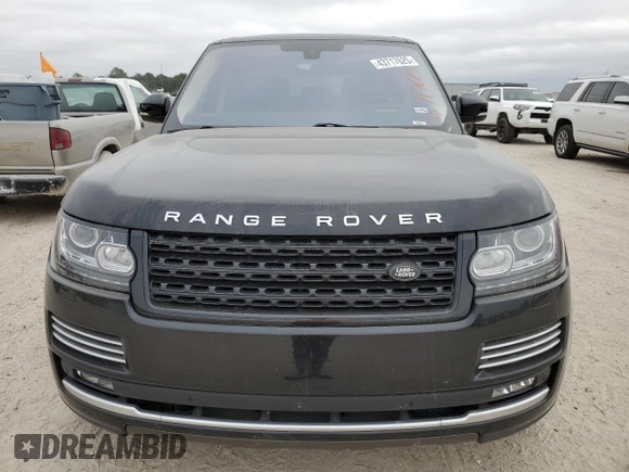 2016 Land Rover Range Rover Autobiography with VIN SALGV2EF2GA246344, listed as a Copart auction lot 43717625 with 70,423 mi miles and Salvage Title. Bid and sale history available at DreamBid. Image 5.