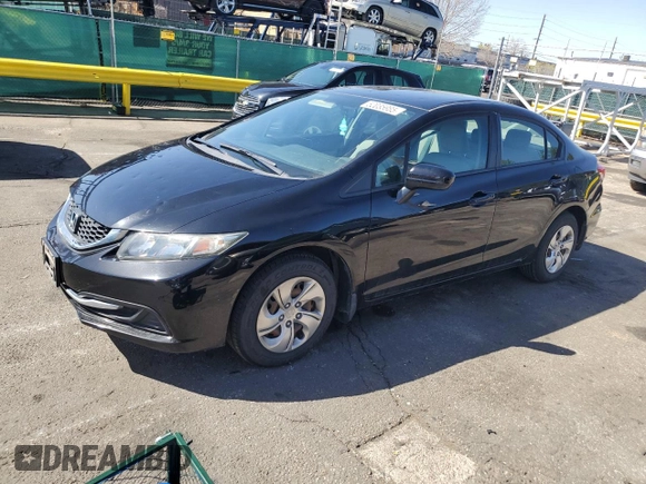 2015 Honda Civic LX with VIN 19XFB2F52FE291037, listed as a Copart auction lot 52035985 with 68,077 mi miles and Clean Title. Bid and sale history available at carsss.com. Image 1.