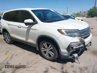 2016 Honda Pilot EX-L z VIN 5FNYF5H57GB044894, wystawiony jako IAAI lot #42030678 z przebiegiem 107 113 mil mil oraz . Historia ofert i sprzedaży dostępna na DreamBid. Obrazek 1.