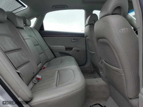 2007 Hyundai Azera SE with VIN KMHFC46F47A202070, listed as a Copart auction lot 80811434 with 98,692 mi miles and Salvage Title. Bid and sale history available at carsss.com. Image 10.