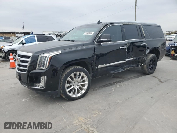 2019 Cadillac Escalade ESV Premium Luxury z VIN 1GYS3JKJXKR210075, wystawiony jako Copart lot #81548984 z przebiegiem Nie podano mil oraz Szkoda całkowita • Salvage title. Historia ofert i sprzedaży dostępna na DreamBid. Obrazek 1.