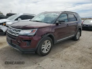 2018 Ford Explorer XLT with VIN 1FM5K8DH1JGC06933, listed as a Copart auction lot 50807535 with 73,252 mi miles and Salvage Title. Bid and sale history available at carsss.com. Image 1.