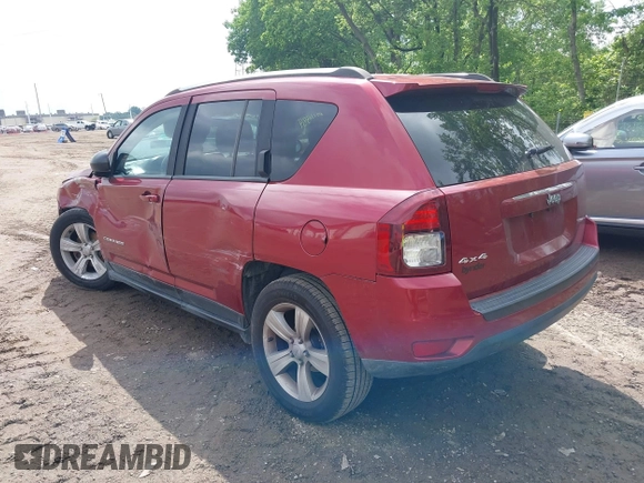 2014 Jeep Compass Sport with VIN 1C4NJDBB8ED799048, listed as a IAAI auction lot 39434584 with 119,507 mi miles. Bid and sale history available at carsss.com. Image 3.