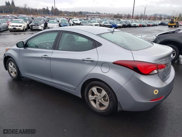 2015 Hyundai Elantra Limited with VIN 5NPDH4AE4FH604206, listed as a IAAI auction lot 41190171 with 101,389 mi miles. Bid and sale history available at carsss.com. Image 3.