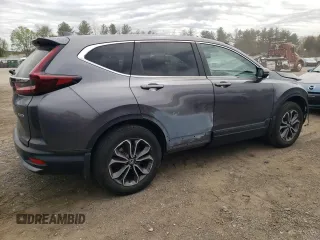 2021 Honda CR-V EX-L with VIN 2HKRW2H80MH618004, listed as a Copart auction lot 53980895 with 48,072 mi miles and Salvage Title. Bid and sale history available at DreamBid. Image 3.