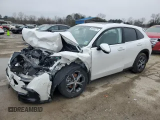 2024 Honda HR-V EX-L z VIN 3CZRZ1H78RM753266, wystawiony jako Copart lot #45585775 z przebiegiem Nie podano mil oraz Szkoda całkowita • Salvage title. Historia ofert i sprzedaży dostępna na DreamBid. Obrazek 1.