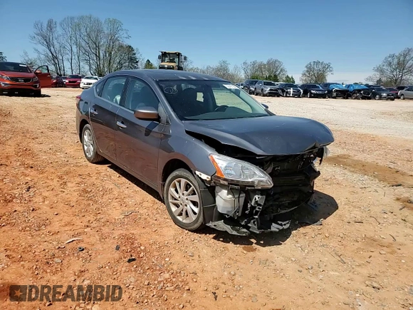 2015 Nissan Sentra SV with VIN 3N1AB7AP8FY314919, listed as a Copart auction lot 50491565 with 142,558 mi miles and Salvage Title. Bid and sale history available at carsss.com. Image 11.