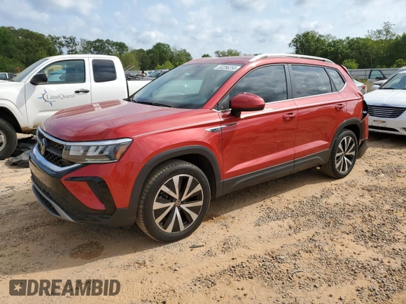 2022 Volkswagen Taos SE с VIN 3VVRX7B25NM088608, выставлен на аукционе Copart как лот 53256255 с пробегом 67 856 миль миль и Списание • Salvage title. История ставок и продаж доступна на DreamBid. Изображение 1.