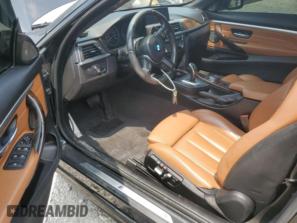 2016 BMW 4 Series 428i with VIN WBA3V7C51G5A26683, listed as a Copart auction lot 60555995 with 83,395 mi miles and Salvage title. Bid and sale history available at DreamBid. Image 8.