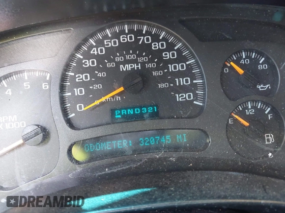 2003 Chevrolet Silverado 1500HD LS with VIN 1GCGC13U13F185851, listed as a IAAI auction lot 41941718 with 320,745 mi miles and . Bid and sale history available at DreamBid. Image 7.