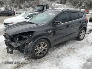 2015 Ford Escape Titanium with VIN 1FMCU9J99FUB17897, listed as a Copart auction lot 88105025 with 112,936 mi miles and Salvage Title. Bid and sale history available at carsss.com. Image 1.
