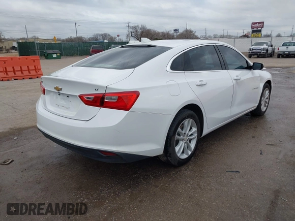 2018 Chevrolet Malibu LT with VIN 1G1ZD5ST0JF153372, listed as a IAAI auction lot 41093735 with 111,093 mi miles and . Bid and sale history available at DreamBid. Image 4.