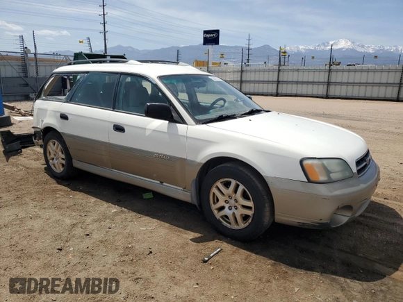 2001 Subaru Legacy Outback with VIN 4S3BH665817644524, listed as a Copart auction lot 52397335 with 187,684 mi miles and Salvage title. Bid and sale history available at DreamBid. Image 4.