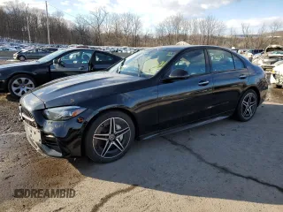 2024 Mercedes-Benz C 300 with VIN W1KAF4HB1RR183620, listed as a Copart auction lot 45744475 with 12,237 mi miles and Salvage Title. Bid and sale history available at DreamBid. Image 1.