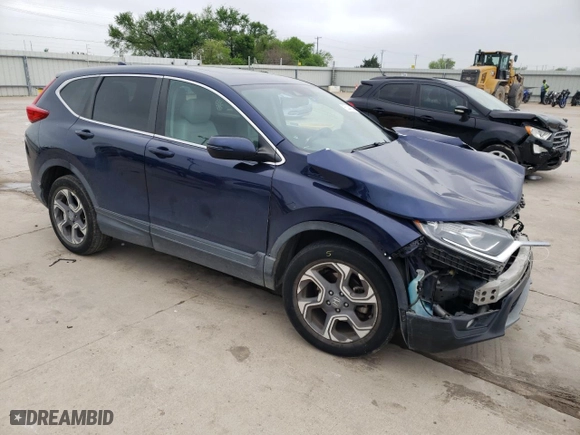 2018 Honda CR-V EX-L with VIN 7FARW2H83JE004157, listed as a Copart auction lot 51446745 with 0 mi miles and Salvage Title. Bid and sale history available at carsss.com. Image 4.