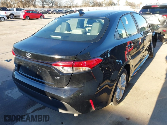 2024 Toyota Corolla LE with VIN 5YFB4MDE5RP127503, listed as a IAAI auction lot 41337904 with 11,996 mi miles and . Bid and sale history available at DreamBid. Image 4.