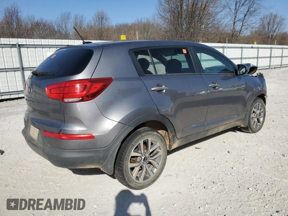 2015 Kia Sportage LX with VIN KNDPB3AC0F7789947, listed as a Copart auction lot 42771665 with 174,591 mi miles and Salvage Title. Bid and sale history available at DreamBid. Image 3.