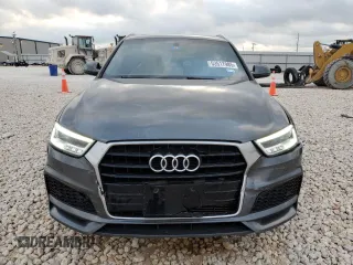 2018 Audi Q3 Premium Plus with VIN WA1HCCFS7JR022640, listed as a Copart auction lot 53517985 with 52,513 mi miles and Salvage Title. Bid and sale history available at carsss.com. Image 5.