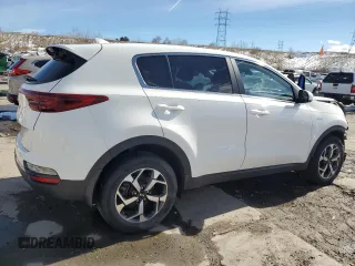 2020 Kia Sportage LX with VIN KNDPMCAC3L7641720, listed as a Copart auction lot 46165115 with 36,806 mi miles and Salvage Title. Bid and sale history available at carsss.com. Image 3.
