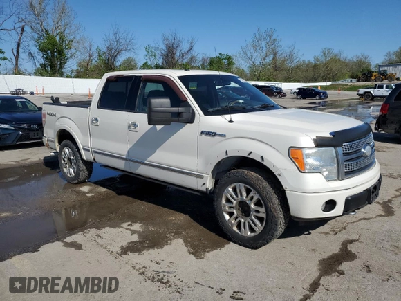 2009 Ford F-150 XL with VIN 1FTPW14V19FB17234, listed as a Copart auction lot 53957085 with 0 mi miles and Salvage Title. Bid and sale history available at carsss.com. Image 4.