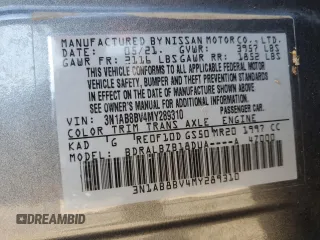2021 Nissan Sentra S with VIN 3N1AB8BV4MY289310, listed as a Copart auction lot 52102895 with 79,907 mi miles and Salvage Title. Bid and sale history available at DreamBid. Image 13.