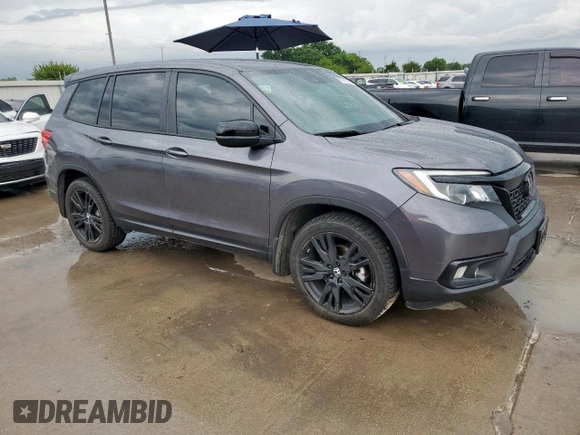 2021 Honda Passport Sport with VIN 5FNYF7H23MB014465, listed as a Copart auction lot 60483005 with 46,533 mi miles and Salvage title. Bid and sale history available at DreamBid. Image 4.