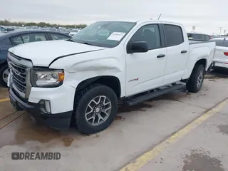 2021 GMC Canyon 4WD AT4 w/Leather with VIN 1GTG6FEN6M1154040, listed as a IAAI auction lot 41209527 with 29,484 mi miles. Bid and sale history available at carsss.com. Image 21.